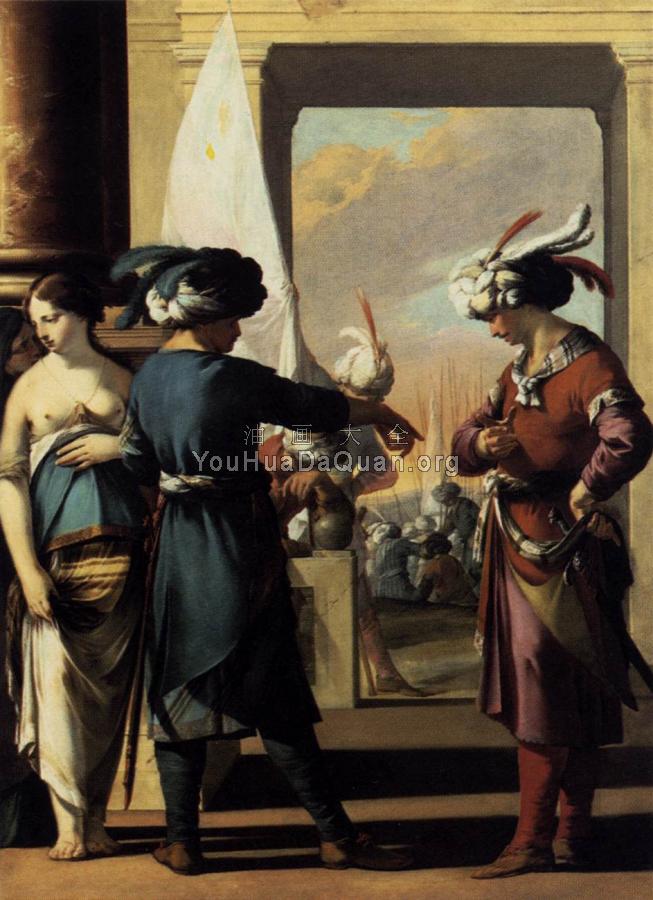 Cyrus Announcing to Araspas that Panthea Has Obtained His Pardon - 劳伦特·德·拉·海尔